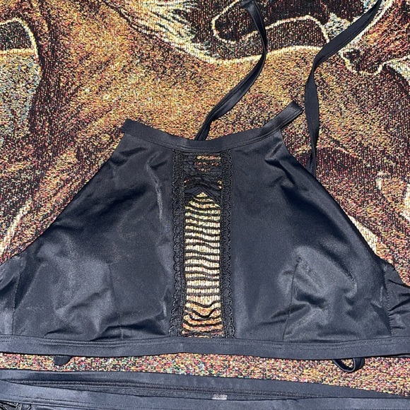 Adore Me Black Strappy Bikini - Picture 2 of 6